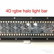 31.5" RGB Halo Curved Light Bar With Bluetooth Remote Control-RGB Halo Curved Light Bar-Vivid Light Bars