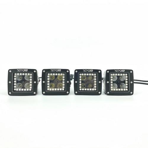 3.2" 20W Chasing Halo RGB LED Pods-Vivid Light Bars