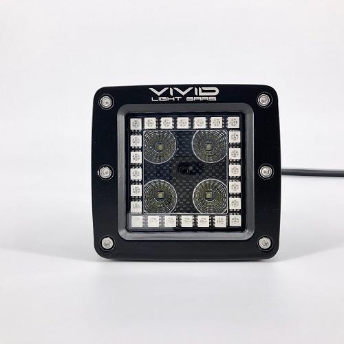 3.2" 20W Chasing Halo RGB LED Pods-Vivid Light Bars