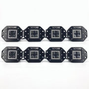 3.2" 20W Chasing Halo Flush mount RGB LED Pods With Bluetooth App Remote Control-Vivid Light Bars