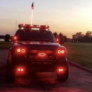 3.2" 20w RGB Halo Led Pods Cubes With Bluetooth Remote Control-RGB Halo Pods-Vivid Light Bars