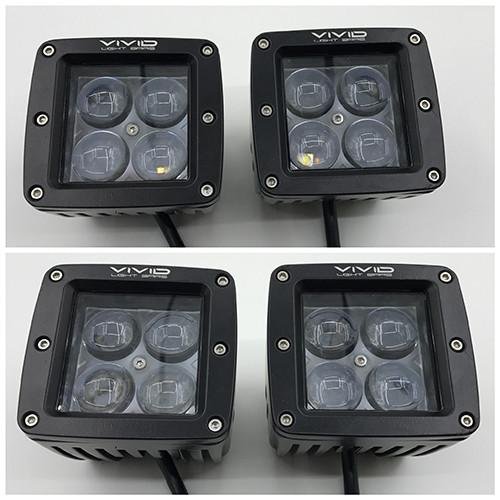 3.2" 5D 40w LED Pods/Cubes ( a pair )-LED Lights Pods & Jeep Headlight-Vivid Light Bars