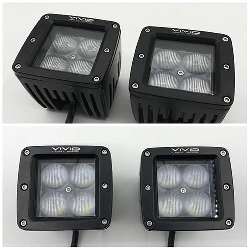 3.2" 5D 40w LED Pods/Cubes ( a pair )-LED Lights Pods & Jeep Headlight-Vivid Light Bars