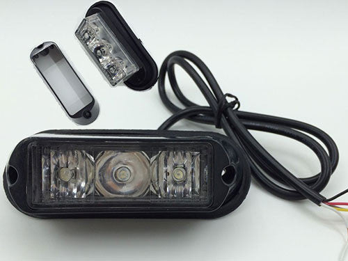 4.5" emergency led light with 7 strobe patterns ( a pair )-LED Lights Pods & Jeep Headlight-Vivid Light Bars