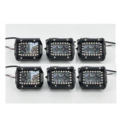 4" 4D 30W RGB Chasing Halo LED Pods With Bluetooth App Remote Control-RGB Halo Pods-Vivid Light Bars