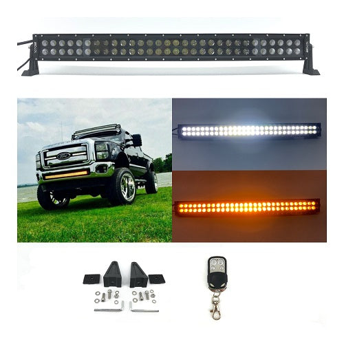 41.5" Dual Color Strobe Curved Light Bar-Color Changing Curved Light Bar-Vivid Light Bars