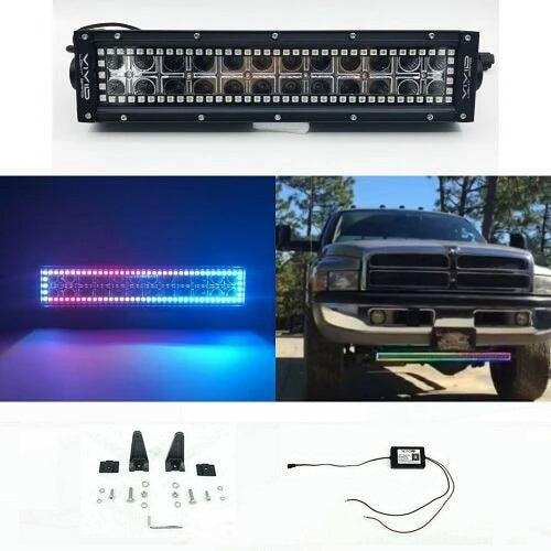 41.5" RGB Chasing Flow Halo Light Bar With Bluetooth App Remote Control-Vivid Light Bars