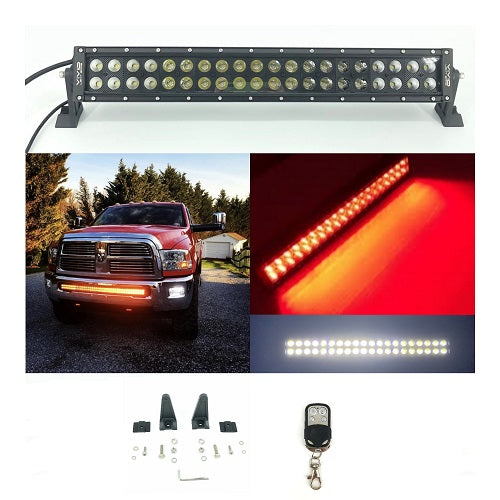 Dual Color Strobe 41.5 Inch Led Light Bar-Color Changing Straight Light Bar-Vivid Light Bars