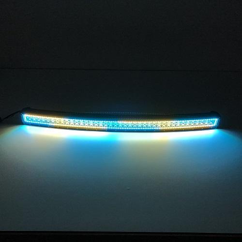 41.5" Curved RGB Chasing Halo Light Bar With Bluetooth App Remote Control-Vivid Light Bars