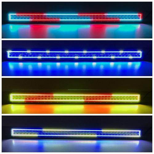 41.5" RGB Chasing Flow Halo Light Bar With Bluetooth App Remote Control-Vivid Light Bars