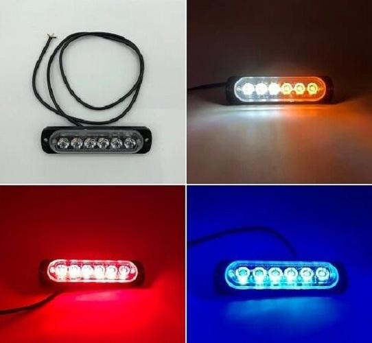 4.45" 18w 6leds Ultra-thin flashing warning light-LED Lights Pods & Jeep Headlight-Vivid Light Bars