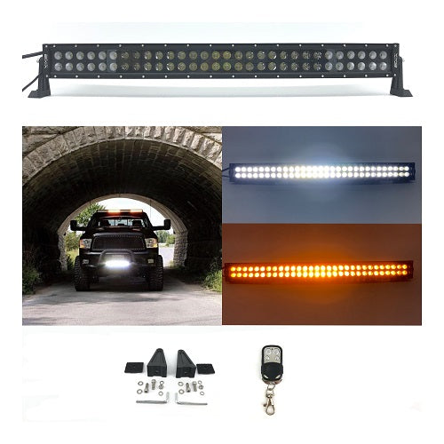 50" Dual Color Strobe Curved Light Bar-Color Changing Curved Light Bar-Vivid Light Bars