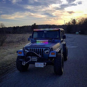 50" RGB Chasing Halo Light Bar With Bluetooth App Remote Control-Vivid Light Bars