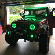 54" RGB Halo LED Light Bar with Bluetooth App Remote Control-Vivid Light Bars