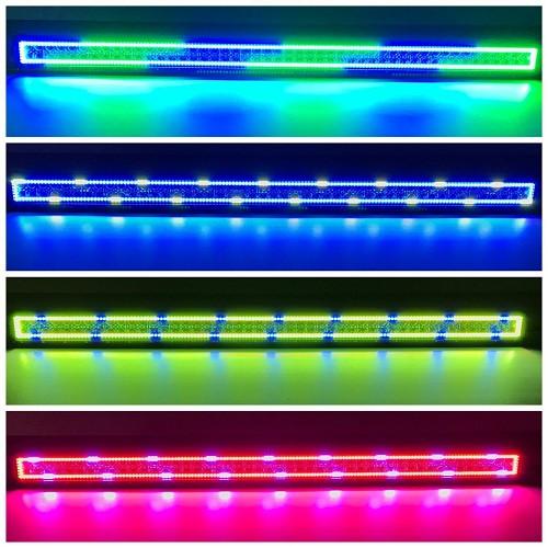 54" RGB Chasing Halo Light Bar With Bluetooth App Remote Control-Vivid Light Bars