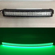 54'' RGB Halo Curved Light Bar With Bluetooth Remote Control-RGB Halo Curved Light Bar-Vivid Light Bars