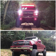 54'' RGB Halo Curved Light Bar With Bluetooth Remote Control-RGB Halo Curved Light Bar-Vivid Light Bars