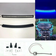 54'' RGB Halo Curved Light Bar With Bluetooth Remote Control-RGB Halo Curved Light Bar-Vivid Light Bars