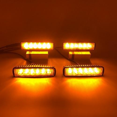 6 inch Led Work Light Bar Led Pods Off Road Lamp 18W-New Arrival-Vivid Light Bars