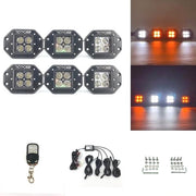 3.2" Dual Color Flush Mount LED Pods -vivid light bars