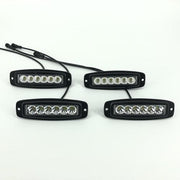 7.3 inch Alternate/ Sync Flash LED Work Light Bar Flush Mount Led Pods Off Road Lamp 18W-New Arrival-Vivid Light Bars