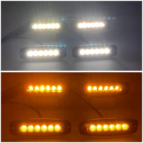 12V 24V Single Row LED Light Bar 18W Work Light Offroad LED Lights