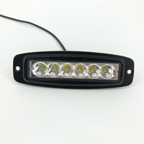 7.3 inch Alternate/ Sync Flash LED Work Light Bar Flush Mount Led Pods Off Road Lamp 18W-New Arrival-Vivid Light Bars