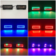 7.5" RGB Chasing Halo Light Bar With Bluetooth App Remote Control-Vivid Light Bars