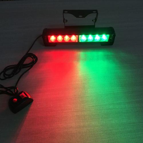 9.8" 8w LED Flash Light with 6 kinds of strobe pattern-led flash lights-Vivid Light Bars