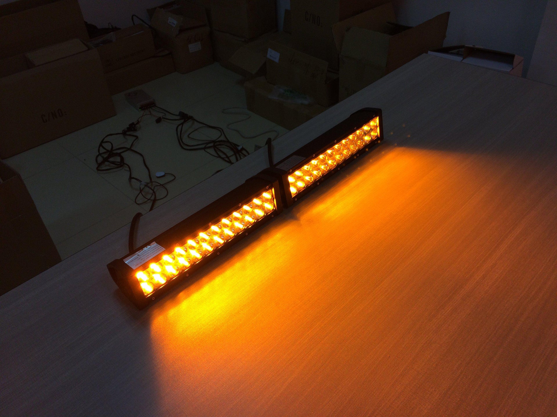 Dual Color Strobe 13.5 Inch Led Light Bar-Color Changing Straight Light Bar-Vivid Light Bars