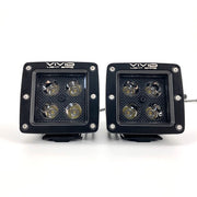 Package of 1 Dual Color Light Bar & 2 Pack 3.2'' 20W LED Pods & 2 Pack 3.2'' 20W Dual Color LED Flush Pods - Vivid Light Bars