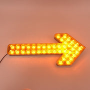 New 23.5" 30W LED Arrow Board Exterior Waterproof Directional LED Traffic Advisor Light-Vivid Light Bars