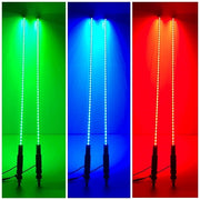 Package Deal of RGB LED Pods & RGB Rock Light Kits & RGB LED Whip Lights With Bluetooth App Remote Control