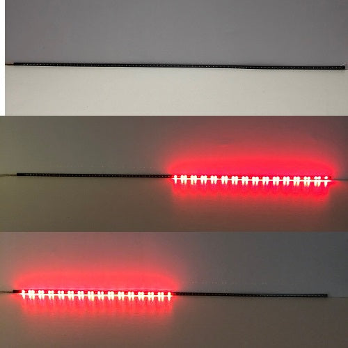 60.5" Turn Signal & Brake Light Bar Strip Flexible LED Plate Truck Tail Lights-Flexible RGB Strip Lights-Vivid Light Bars