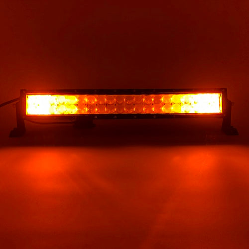 Dual Row 7" to 54" Strobe Cree Light Bar-Middle soild white, Two Sides flash amber/red/blue/green-New Arrival-Vivid Light Bars