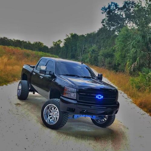 Chevy bowtie emblem rgb chasing flow halo with bluetooth controller-Vivid Light Bars