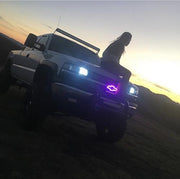 Chevy bowtie emblem/chevy symbol rgb halo with bluetooth controller-Vivid Light Bars