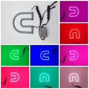 Cummins logo LED emblems rgb halo bluetooth music remote-Vivid Light Bars
