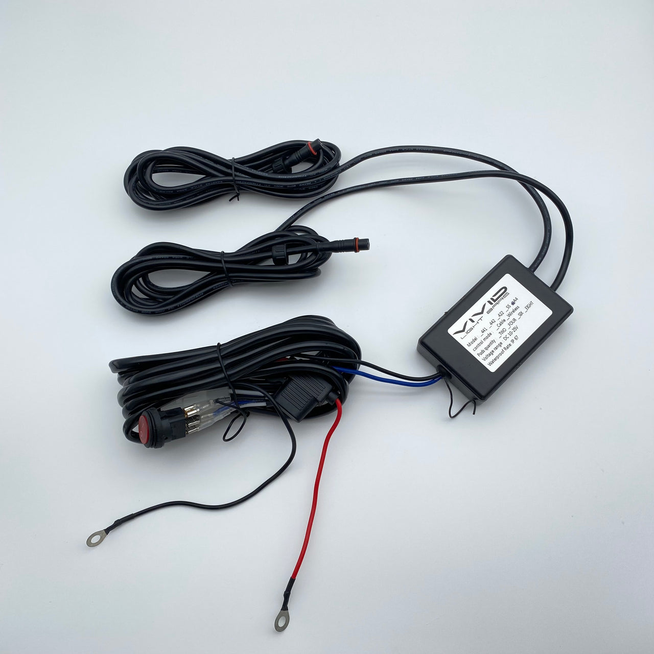 Newest Upgrade Alternate Flash Wireless/pre-wired Remote Controller Wiring Harness for Dual color LED Pods
