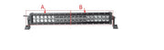 Dual Color Strobe 21.5 Inch Led Light Bar-Color Changing Straight Light Bar-Vivid Light Bars