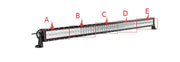 Dual Color Strobe 52 Inch Led Light Bar-Color Changing Straight Light Bar-Vivid Light Bars