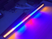 Dual Color Strobe 54 Inch Led Light Bar-Color Changing Straight Light Bar-Vivid Light Bars