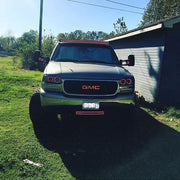 GMC Emblem RGB LED Logo Light with Bluetooth App remote control-halo headlight kits-Vivid Light Bars