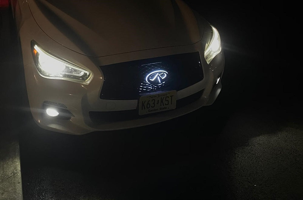 Infiniti logo car led front emblem light - Vivid Light Bars