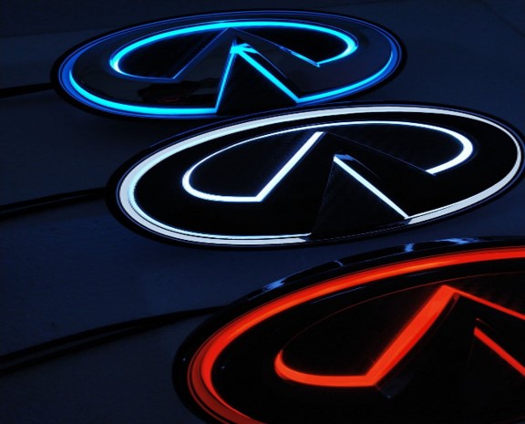 INFINITI logo car led front emblem light - Vivid Light Bars