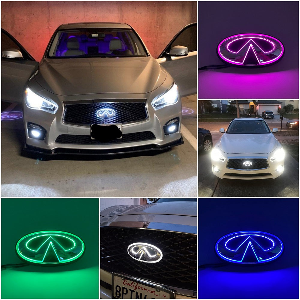 Infiniti logo car led front emblem light - Vivid Light Bars