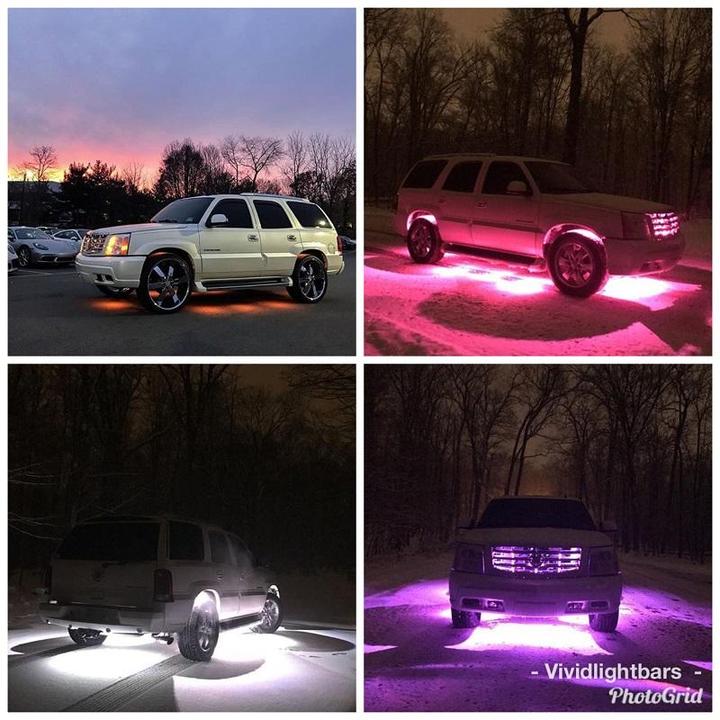 rgb rock lights (16 packs ) - Vivid Light Bars