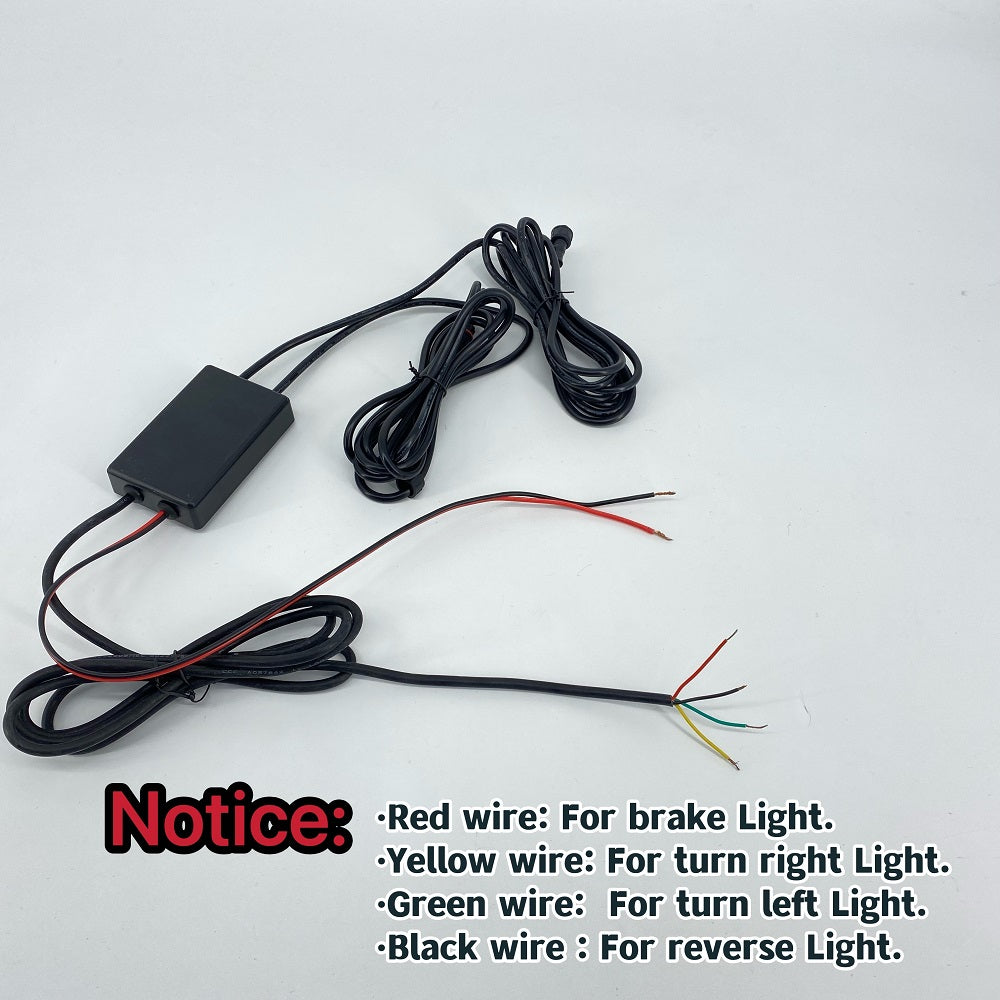 Super Bright led whip light with brake turn singal reverse light (2 pack) - Vivid Light Bars