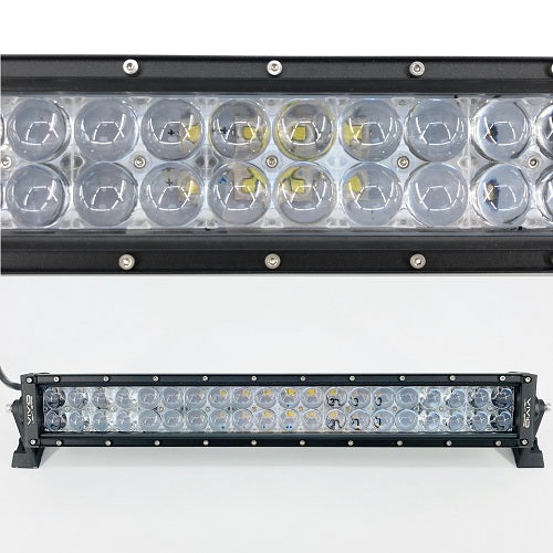 Dual Row 7" to 54" Strobe Cree Light Bar-Middle soild white, Two Sides flash amber/red/blue/green-New Arrival-Vivid Light Bars