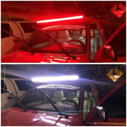 New Single Row 7.3"/ 10.5"/ 13"/ 19"/ 21.5"/ 25"/ 31"/ 37"/ 43"/ 49"/ 50.8"/ 54" Brightest Dual Color 4D Lens Strobe Led Light Bar-Cree Light Bar K series-Vivid Light Bars